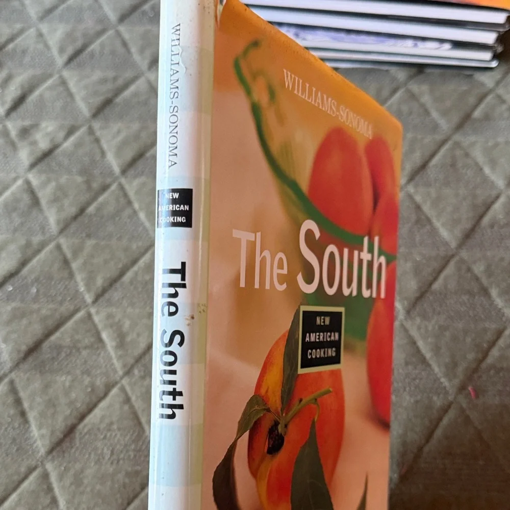 Williams Sonoma The South Cookbook with Peach and Green Cover